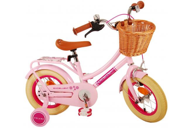 Volare Excellent Kinderfahrrad - Mädchen - 12 Zoll - Rosa [CLONE]