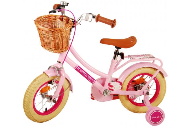 Volare Excellent Kinderfahrrad - Mädchen - 12 Zoll - Rosa [CLONE]