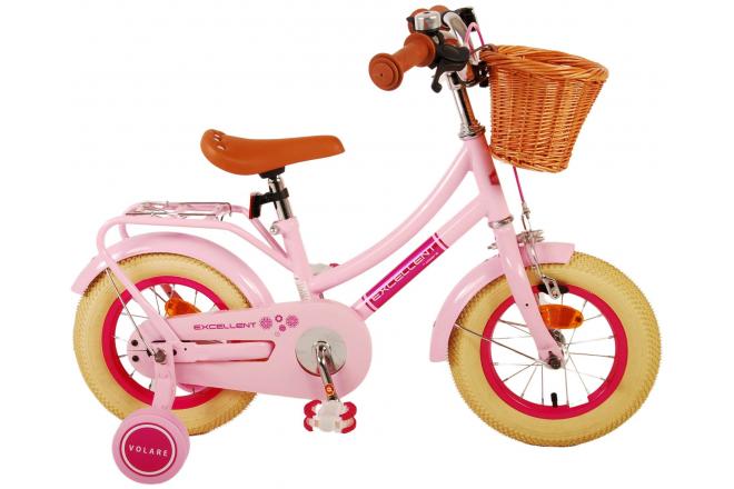Volare Excellent Kinderfahrrad - Mädchen - 12 Zoll - Rosa [CLONE]