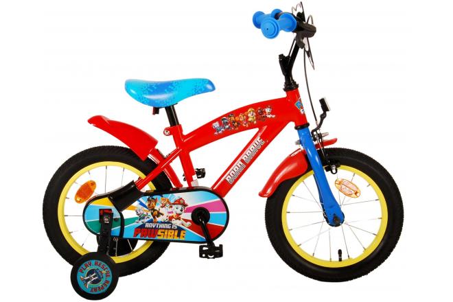 Paw Patrol Kinderfahrrad - Jungen - 14 Zoll - Rot/Blau [CLONE]