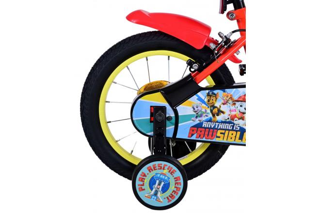 Paw Patrol Kinderfahrrad - Jungen - 14 Zoll - Blau - Zwei handbremsen [CLONE]