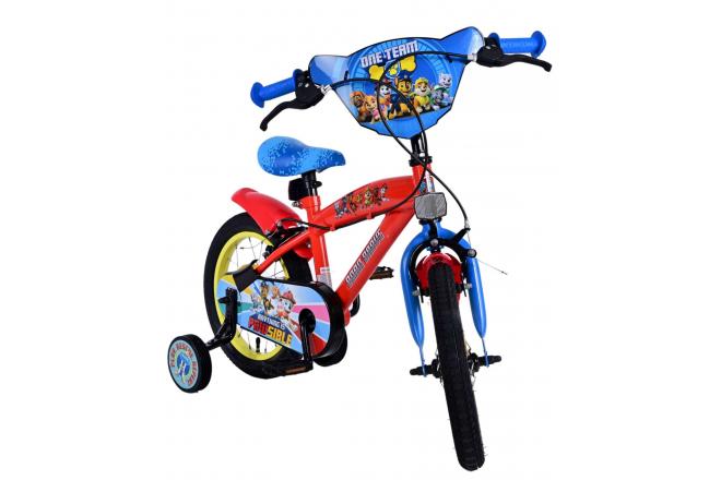 Paw Patrol Kinderfahrrad - Jungen - 14 Zoll - Blau - Zwei handbremsen [CLONE]