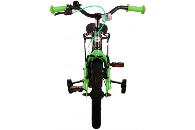 Volare Thombike Kinderfahrrad - Jungen - 14 Zoll - Schwarz Grün [CLONE]