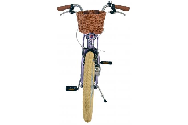 Volare Blossom Kinderfahrrad - Mädchen - 20 Zoll - Lila - Zwei Handbremsen