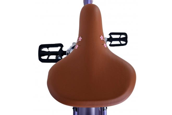 Volare Blossom Kinderfahrrad - Mädchen - 24 Zoll - Lila - Zwei Handbremsen