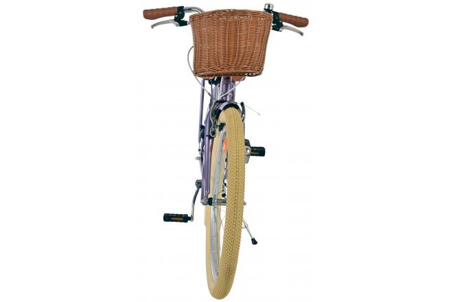 Volare Blossom Kinderfahrrad - Mädchen - 24 Zoll - Lila - Zwei Handbremsen