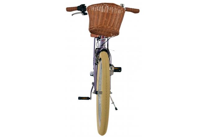 Volare Blossom Kinderfahrrad - Mädchen - 24 Zoll - Lila - 3 Gänge
