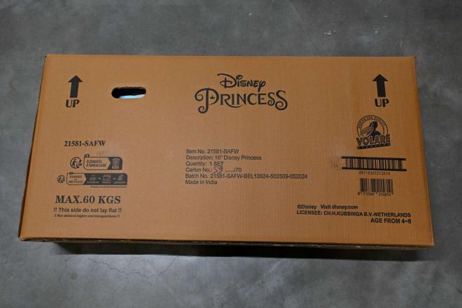 Disney Princess Kinderfahrrad - Mädchen - 16 Zoll - Rosa - Zwei-Hand-Bremsen [CLONE]