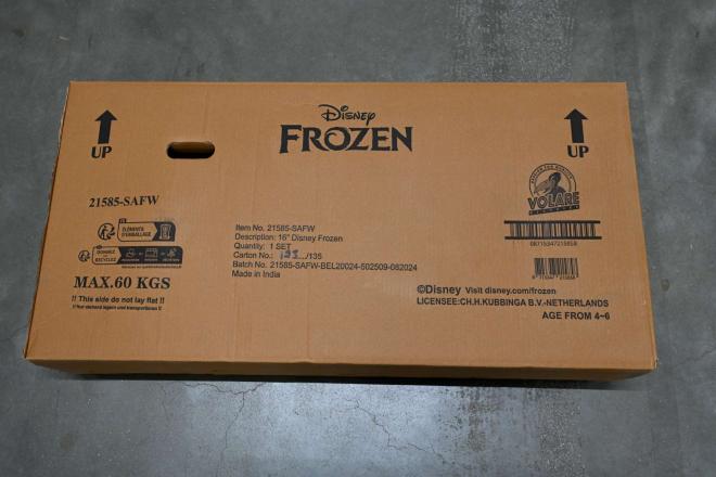 Disney Frozen 2 Kinderfahrrad - Mädchen - 16 Zoll - Blau/Lila - Zweihandbremsen [CLONE]