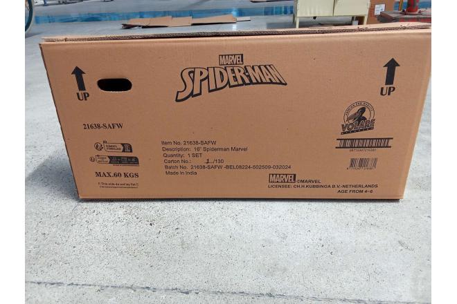 Ultimate Spider-Man Kinderfahrrad - Jungen - 16 Zoll - Blau/Rot - Zwei Handbremsen [CLONE]
