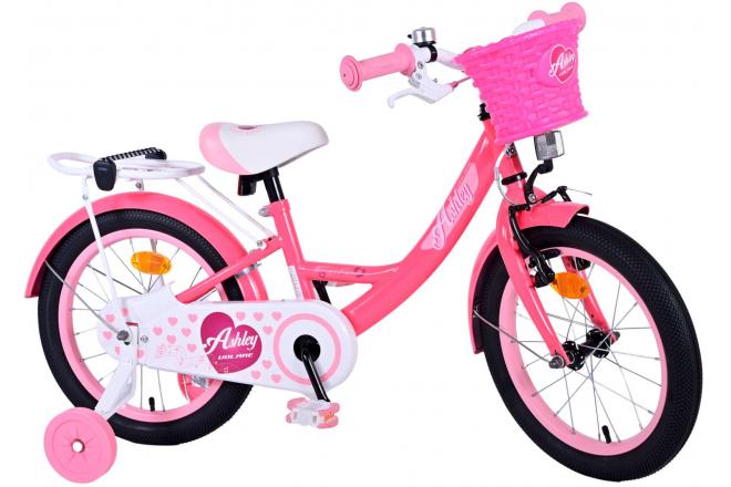 Volare Ashley Kinderfahrrad - Mädchen - 16 Zoll - Rosa/Rot [CLONE]