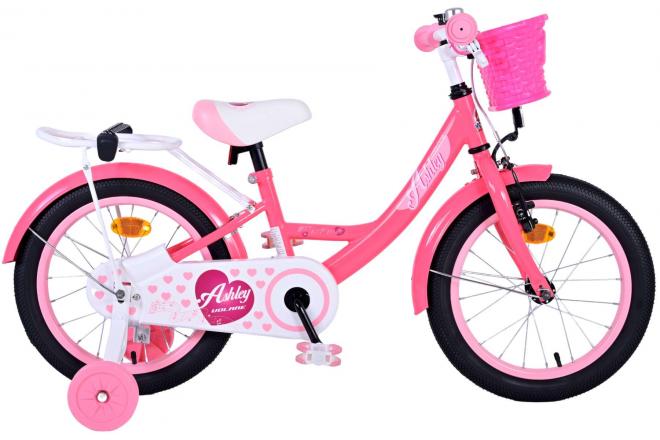 Volare Ashley Kinderfahrrad - Mädchen - 16 Zoll - Rosa/Rot [CLONE]