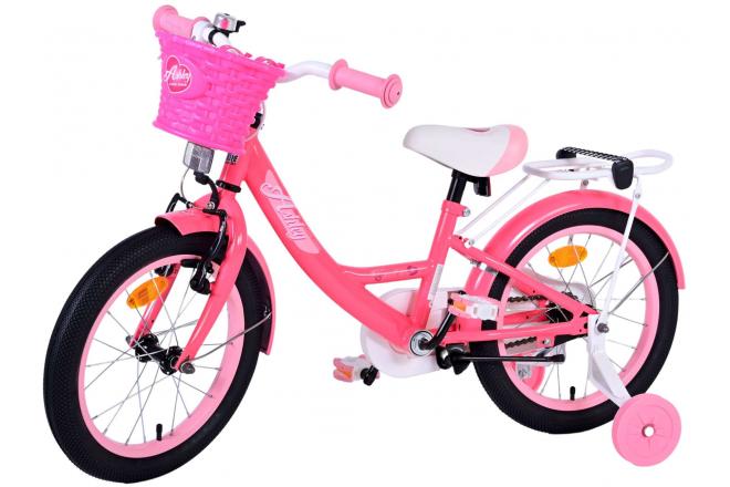Volare Ashley Kinderfahrrad - Mädchen - 16 Zoll - Rosa/Rot [CLONE]