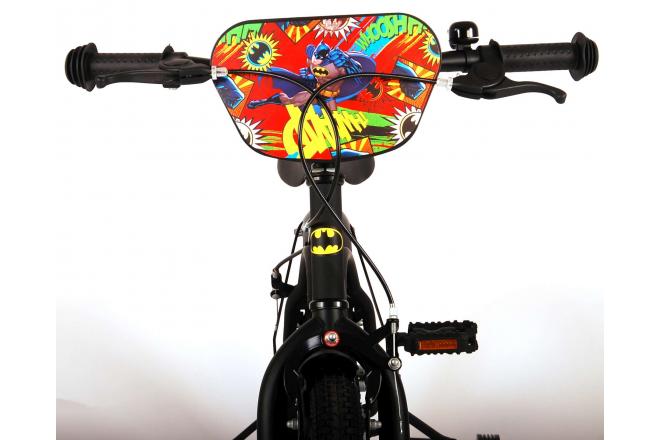 Batman Kinderfahrrad - Jungen - 16 Zoll - Schwarz - 2 Handbremsen