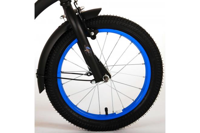 Batman Kinderfahrrad - Jungen - 16 Zoll - Schwarz - 2 Handbremsen
