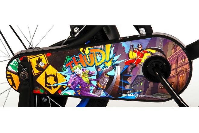 Batman Kinderfahrrad - Jungen - 16 Zoll - Schwarz - 2 Handbremsen