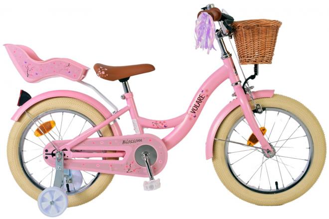 Volare Blossom Kinderfahrrad - Mädchen - 16 Zoll - Rosa [CLONE]