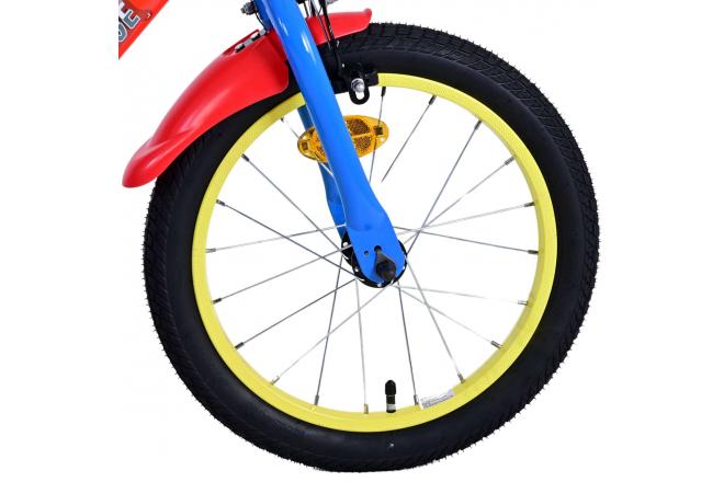 Paw Patrol Kinderfahrrad - Jungen - 16 Zoll - Rot - Zwei Handbremsen