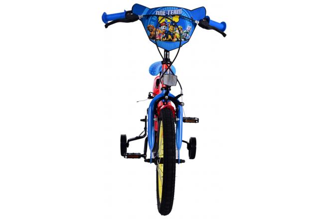Paw Patrol Kinderfahrrad - Jungen - 16 Zoll - Rot - Zwei Handbremsen