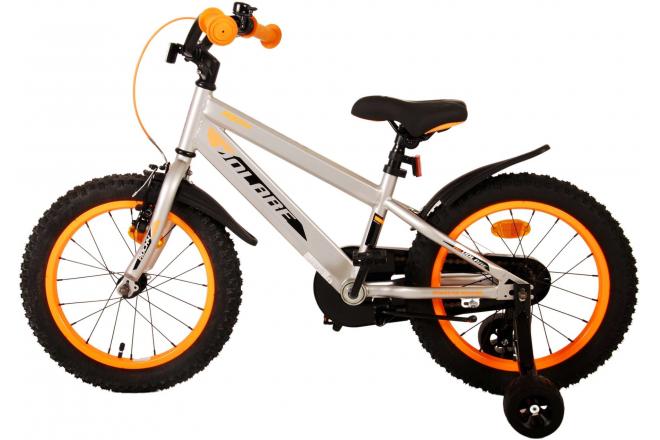 Volare Rocky Kinderfahrrad - Jungen - 16 Zoll - Grau