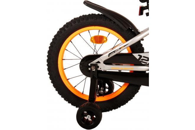 Volare Rocky Kinderfahrrad - Jungen - 16 Zoll - Grau