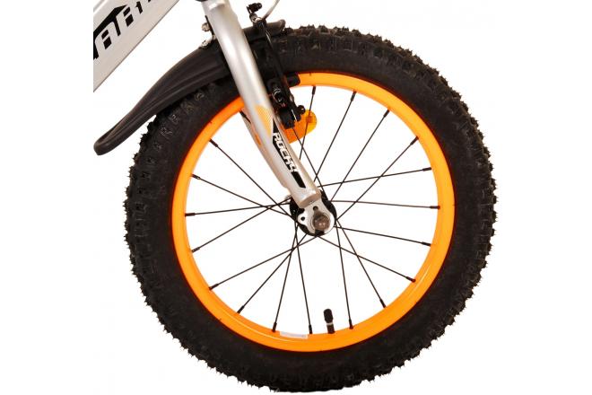 Volare Rocky Kinderfahrrad - Jungen - 16 Zoll - Grau