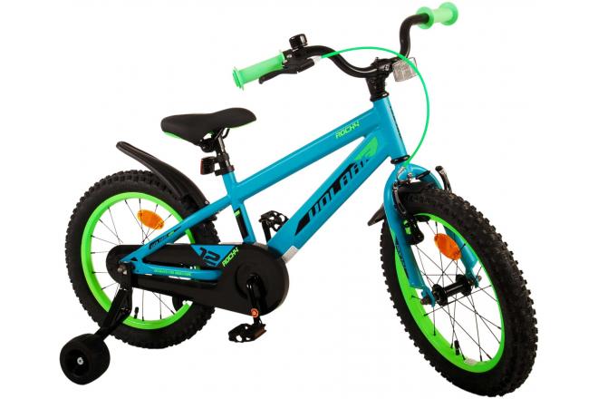 Volare Rocky Kinderfahrrad - Jungen - 16 Zoll - Grün