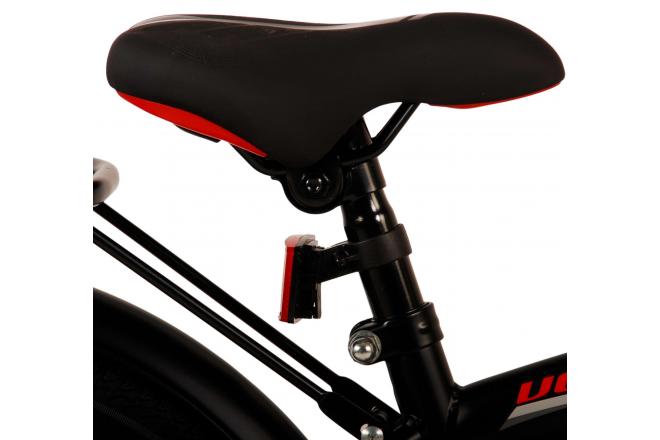 Volare Thombike Kinderfahrrad - Jungen - 18 Zoll - Schwarz Rot [CLONE]