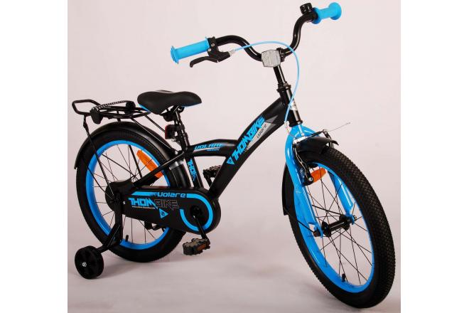Volare Thombike Kinderfahrrad - Jungen - 18 Zoll - Schwarz Blau [CLONE]