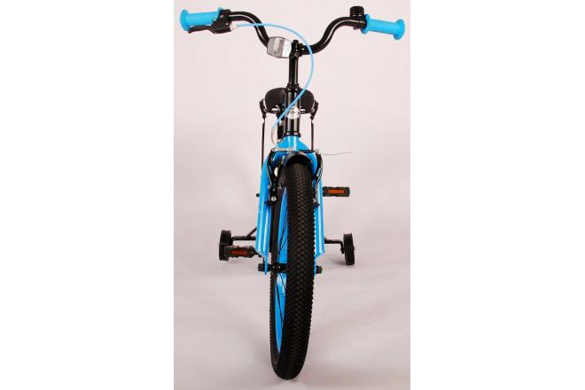 Volare Thombike Kinderfahrrad - Jungen - 18 Zoll - Schwarz Blau [CLONE]