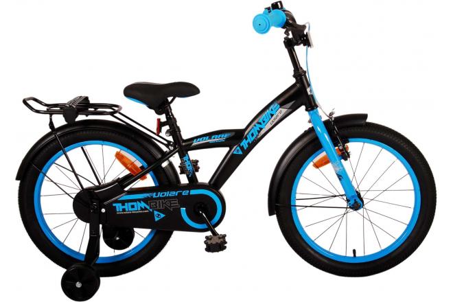 Volare Thombike Kinderfahrrad - Jungen - 18 Zoll - Schwarz Blau [CLONE]