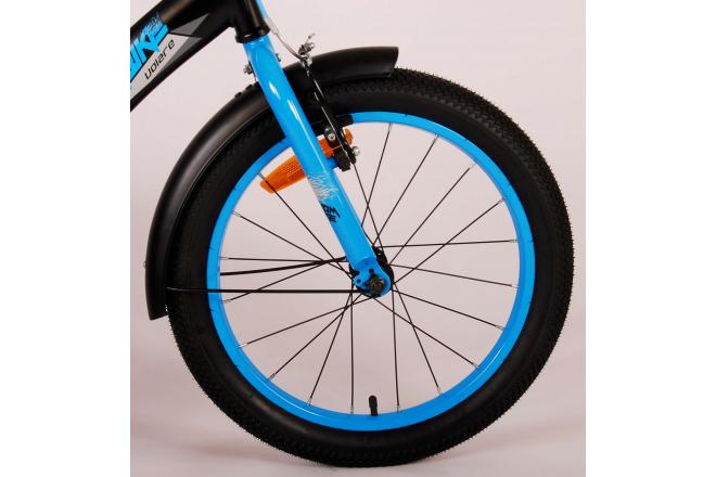 Volare Thombike Kinderfahrrad - Jungen - 18 Zoll - Schwarz Blau [CLONE]