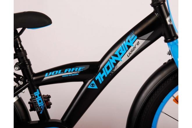 Volare Thombike Kinderfahrrad - Jungen - 18 Zoll - Schwarz Blau [CLONE]