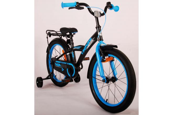Volare Thombike Kinderfahrrad - Jungen - 18 Zoll - Schwarz Blau [CLONE]