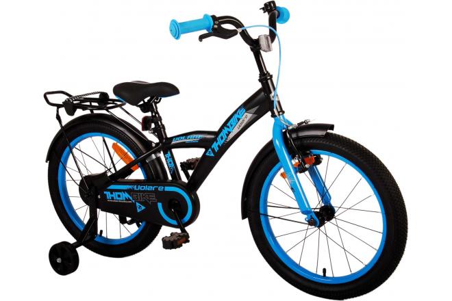 Volare Thombike Kinderfahrrad - Jungen - 18 Zoll - Schwarz Blau [CLONE]