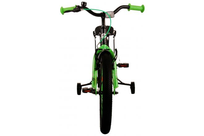 Volare Thombike Kinderfahrrad - Jungen - 18 Zoll - Schwarz Grün [CLONE]