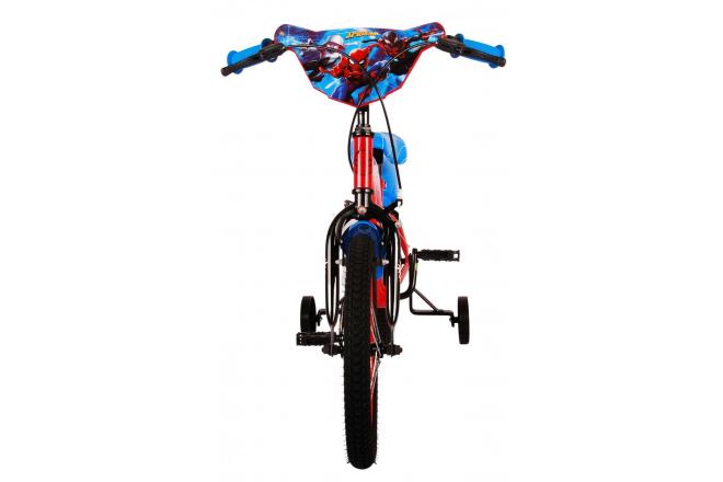 Ultimate Spider-Man Kinderfahrrad - Jungen - 16 Zoll - Blau/Rot - Zwei Handbremsen