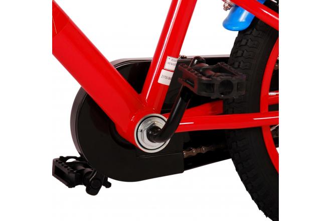 Ultimate Spider-Man Kinderfahrrad - Jungen - 16 Zoll - Blau/Rot - Zwei Handbremsen