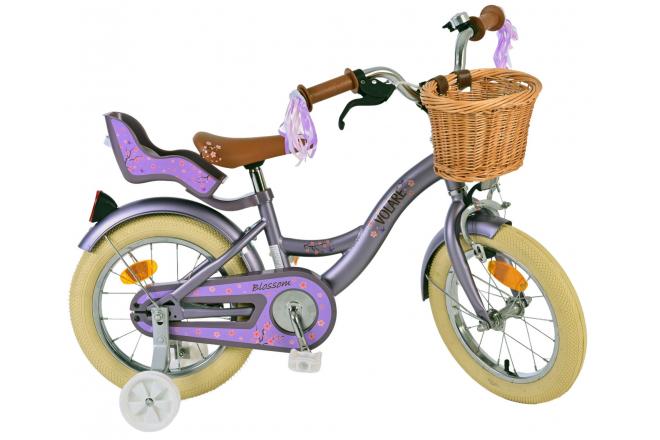 Volare Blossom Kinderfahrrad - Mädchen - 14 Zoll - Lila [CLONE]