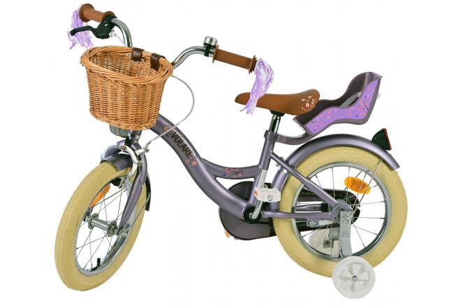 Volare Blossom Kinderfahrrad - Mädchen - 14 Zoll - Lila [CLONE]