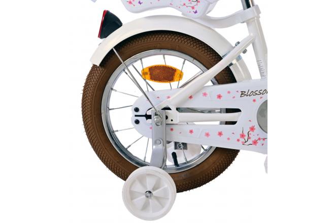 Volare Blossom Kinderfahrrad - Mädchen - 14 Zoll - Weiß [CLONE]