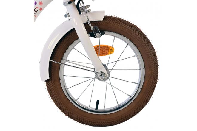 Volare Blossom Kinderfahrrad - Mädchen - 14 Zoll - Weiß [CLONE]