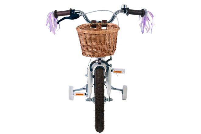 Volare Blossom Kinderfahrrad - Mädchen - 14 Zoll - Weiß [CLONE]