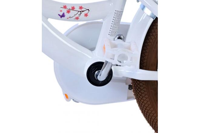 Volare Blossom Kinderfahrrad - Mädchen - 14 Zoll - Weiß [CLONE]