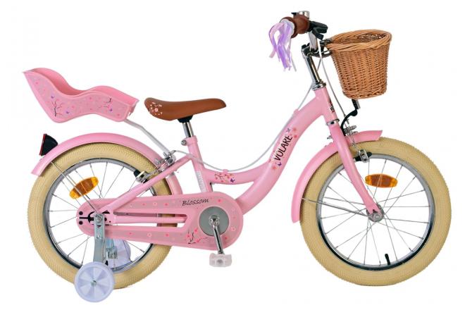 Volare Blossom Kinderfahrrad - Mädchen - 16 Zoll - Rosa - Zweihandbremsen [CLONE]