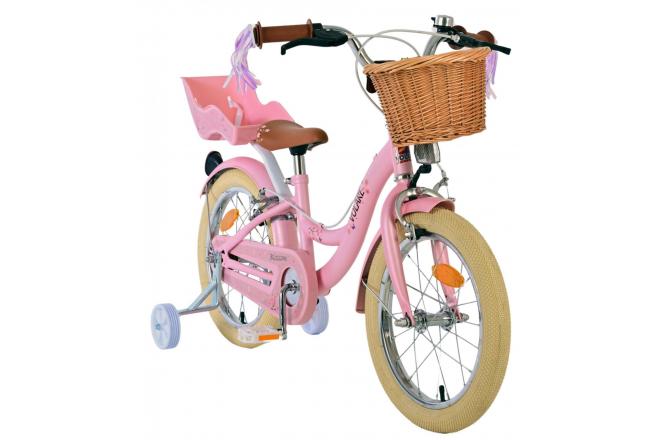 Volare Blossom Kinderfahrrad - Mädchen - 16 Zoll - Rosa - Zweihandbremsen [CLONE]