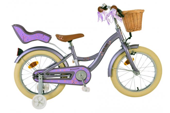 Volare Blossom Kinderfahrrad - Mädchen - 16 Zoll - Lila [CLONE]