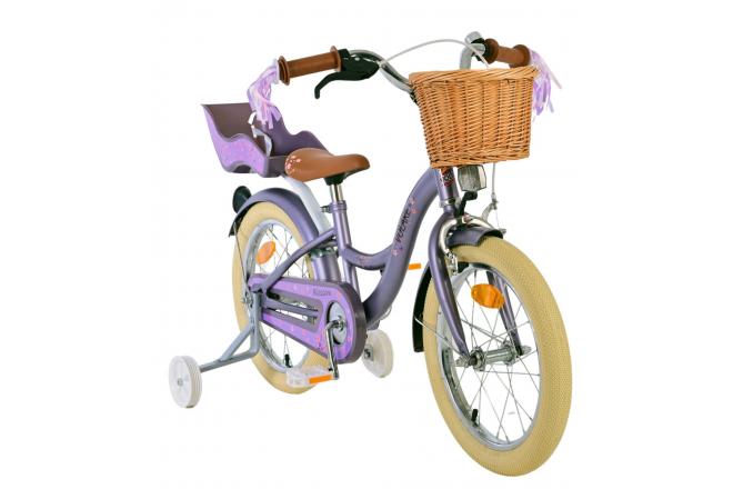 Volare Blossom Kinderfahrrad - Mädchen - 16 Zoll - Lila [CLONE]