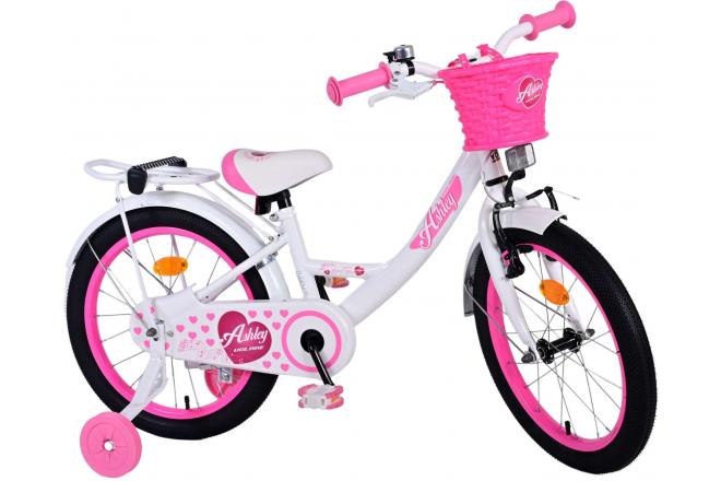 Volare Ashley Kinderfahrrad - Mädchen - 18 Zoll - Weiß [CLONE]