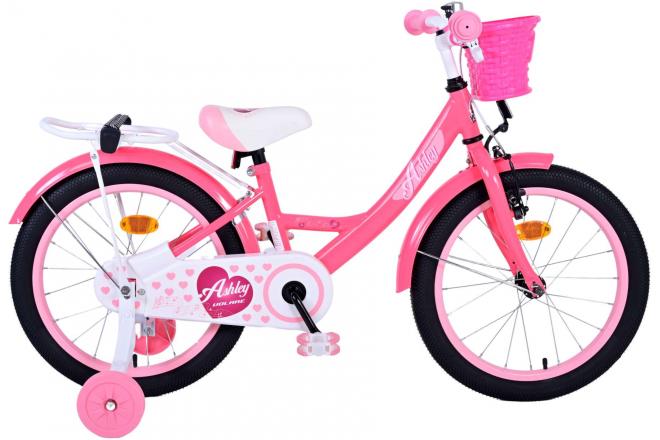 Volare Ashley Kinderfahrrad - Mädchen - 18 Zoll - Rosa/Rot [CLONE]